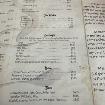 Brown Mug Cafe - Menu - Mexican Near Me - Winslow, Arizona