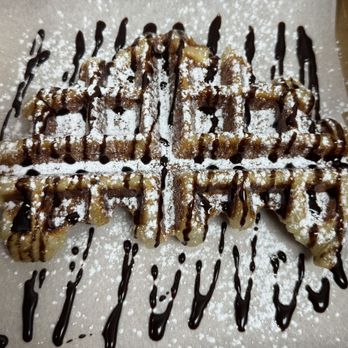 Cafe Foam - Plain croffle glazed brown sugar - Bakeries Near Me - Suwanee, Georgia