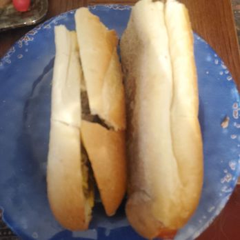 Italian Connection Pizza - My steak an cheese with almost none of either. - Pizza Near Me - Dumont, New Jersey