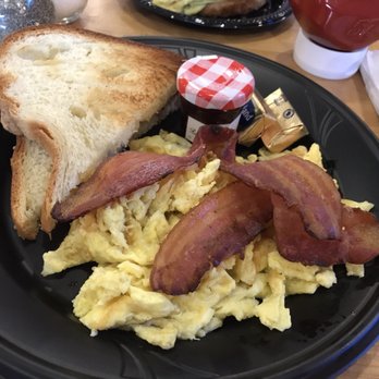 Piece A Cake - 2 scrambled eggs, yummy brioche toast w/ flabby bacon - Coffee & Tea Near Me - New York, New York Piece A Cake - 2 scrambled eggs, yummy brioche toast w/ flabby bacon - Coffee & Tea Near Me - New York, New York