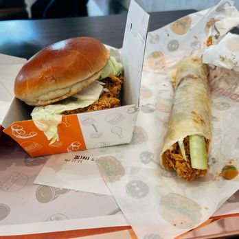 Macho Burger - 02. Macho Spicy Chicken Sandwich 09. Beijing Chicken Wrap - Burgers Near Me - Sunnyvale, California