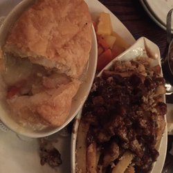 Guv'nor Pub & Eatery - Fries, dressing n gravy and turkey pot pie