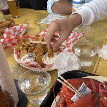 Beal's Lobster Pier - Fried clams and fried pickles - Seafood Near Me - Southwest Harbor, Maine