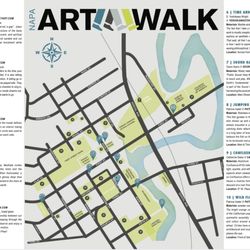 Napa Art Walk - Map 2022