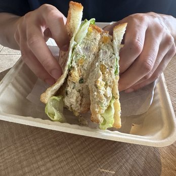Breka Bakery & Cafe - Apricot Chicken Salad Sandwich - Bakeries Near Me - Vancouver, British Columbia Breka Bakery & Cafe - Apricot Chicken Salad Sandwich - Bakeries Near Me - Vancouver, British Columbia