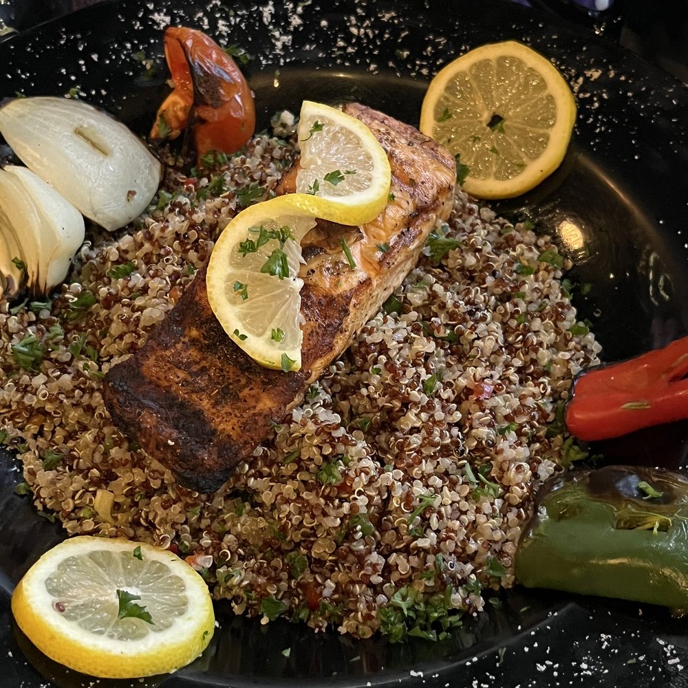 Parkerz - Salmon - Mediterranean Near Me - Houston, Texas Parkerz - Salmon - Mediterranean Near Me - Houston, Texas