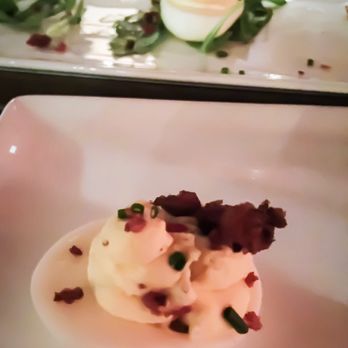 Salty Sow - The truffled deviled eggs - American Near Me - Austin, Texas