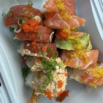 Sake Sushi - 50/50 Roll and Citrus Roll - Sushi Bars Near Me - Wildomar, California