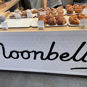 Moonbelly Bakery - Moonbelly signage and pastries (missing plain croissants ) - Bakeries Near Me - Sacramento, California