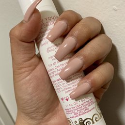 Nails were buffed down by Mai and repainted Nails were buffed down by Mai and repainted