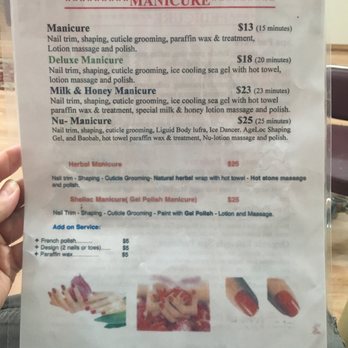 Kylee Nails & Spa - Manicure menu - Nail Salons Near Me - Blanchard, Oklahoma