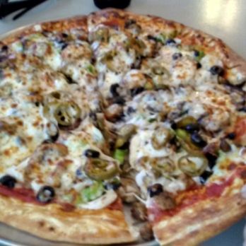 J J's Pizza - Combination pizza piled high - Pizza Near Me - Cambria, California J J's Pizza - Combination pizza piled high - Pizza Near Me - Cambria, California