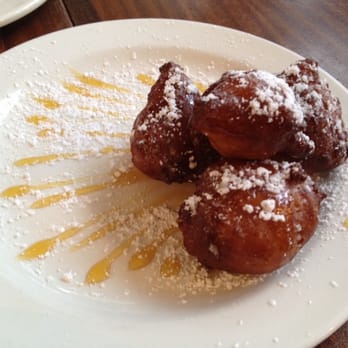 Tilikum Place Cafe - Orange marscapone fritters. - New American Near Me - Seattle, Washington Tilikum Place Cafe - Orange marscapone fritters. - New American Near Me - Seattle, Washington