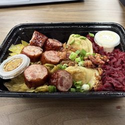 Halinka's Polish Eatery - Sample platter