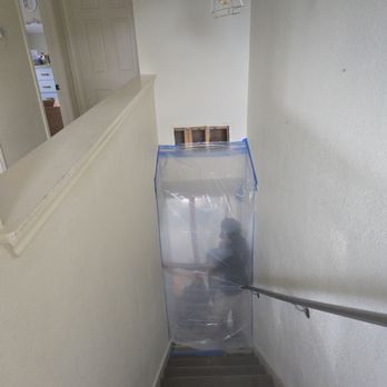 24 Hour Flood Pros - Technicians allowing contamination to go inside my vent - Damage Restoration Near Me