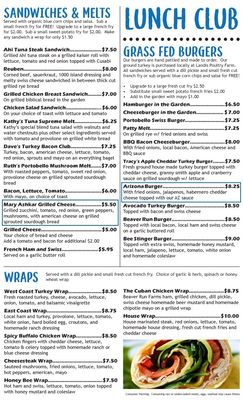 Menu photo 1 Kathy's Cafe Hughesville, PA Menu photo 1 Kathy's Cafe Hughesville, PA