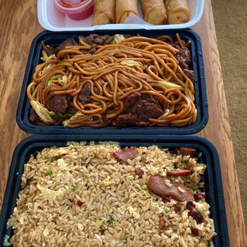 Fine Wok - 1. 4 Piece Egg Roll Vegetarian, 123. Beef Chow Mein, 132. BBQ Pork Fried Rice - Chinese Near Me - Harbor City, California Fine Wok - 1. 4 Piece Egg Roll Vegetarian, 123. Beef Chow Mein, 132. BBQ Pork Fried Rice - Chinese Near Me - Harbor City, California