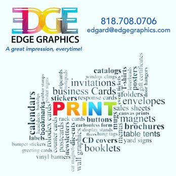 Edge Graphics - Graphic Design, Printing & Direct Mail Services - Printing Services Near Me - Van Nuys, California