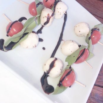 Cork and Fork Capitola - Caprese skewers - Wine Bars Near Me - Capitola, California