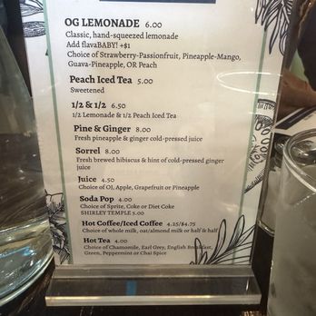Flamingo Baby - Drink menu - Breakfast & Brunch Near Me - Brooklyn, New York