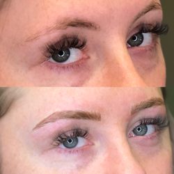 PNW brows - My amazing before and after transformation. Totally worth the drive!