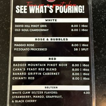 Cascadia Pizza - Wine menu - Pizza Near Me - Salem, Oregon Cascadia Pizza - Wine menu - Pizza Near Me - Salem, Oregon