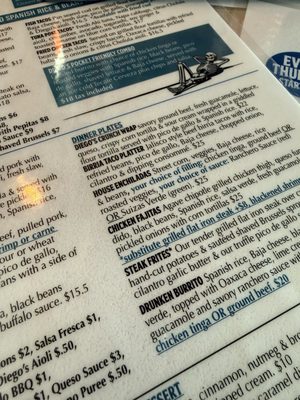 Menu photo 1 Diego's Newport, RI