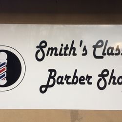 Smith's Classic Barbershop - Building sign