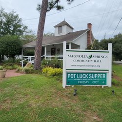 Magnolia Springs Community Hall - Sign