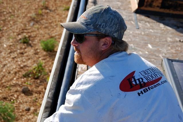 Slide of HB Urethane Roofing