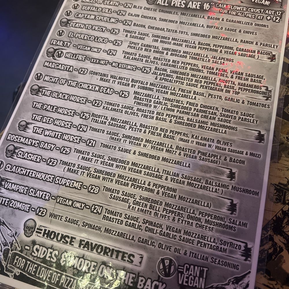 The 4th Horseman - Menu - Pizza Near Me - Long Beach, California The 4th Horseman - Menu - Pizza Near Me - Long Beach, California