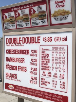 Menu photo 7 In-N-Out Burger Phoenix, AZ