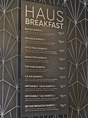 Menu photo 1 Bad Ass Breakfast Burritos Claremont, CA