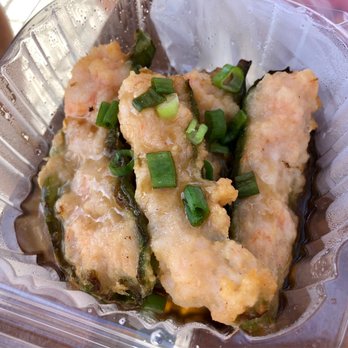 South Lions - Hoboken - 39. Shrimp Stuffed Cayenne Pepper - $6.50. - Dim Sum Near Me - Hoboken, New Jersey South Lions - Hoboken - 39. Shrimp Stuffed Cayenne Pepper - $6.50. - Dim Sum Near Me - Hoboken, New Jersey