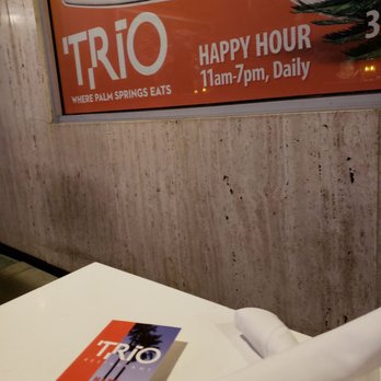Trio Restaurant - Happy hour until 7 - New American Near Me - Palm Springs, California Trio Restaurant - Happy hour until 7 - New American Near Me - Palm Springs, California