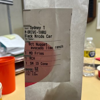 Chick-fil-A - ows a receipt for a chicken dinner - Fast Food Near Me - Hattiesburg, Mississippi Chick-fil-A - ows a receipt for a chicken dinner - Fast Food Near Me - Hattiesburg, Mississippi