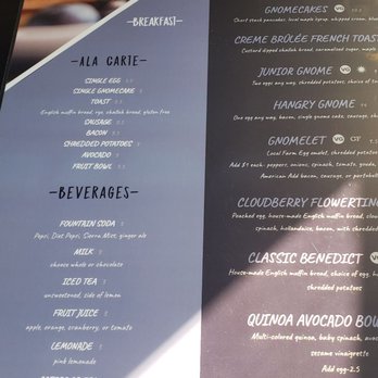 The Gnome bistro - Menu - Breakfast & Brunch Near Me - East Chatham, New York The Gnome bistro - Menu - Breakfast & Brunch Near Me - East Chatham, New York