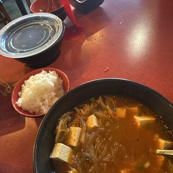 K-Bop Korean Kitchen - Kimchi soup and white rice - Korean Near Me - Jacksonville, Florida K-Bop Korean Kitchen - Kimchi soup and white rice - Korean Near Me - Jacksonville, Florida