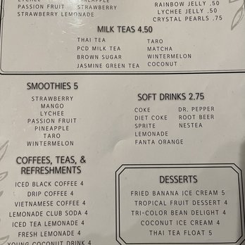 Pho Ca Dao & Grill - Beverages & Dessert - Vietnamese Near Me - Santee, California Pho Ca Dao & Grill - Beverages & Dessert - Vietnamese Near Me - Santee, California