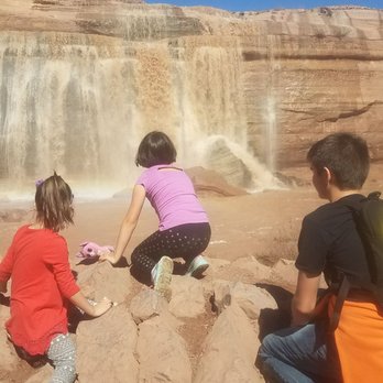 Grand Falls - After the short hike down into the falls! - Landmarks & Historical Buildings Near Me - Leupp, Arizona