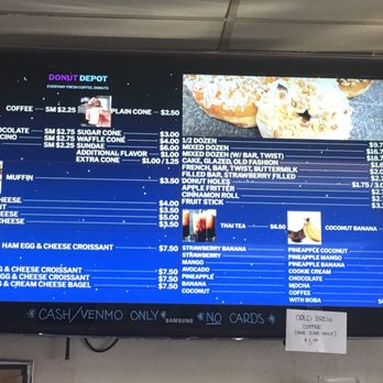 Donut Depot - Menu November 2022 - Donuts Near Me - Menlo Park, California