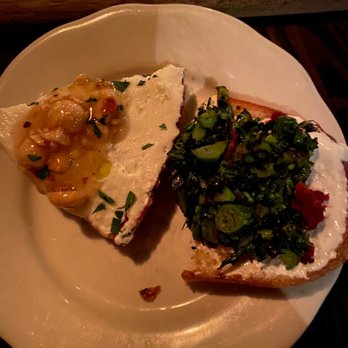 Sotto - Goat cheese, hazelnut honey grilled bread and nduja: spicy cured pork, stracciatella, and broccolini - Italian Near Me - Cincinnati, Ohio Sotto - Goat cheese, hazelnut honey grilled bread and nduja: spicy cured pork, stracciatella, and broccolini - Italian Near Me - Cincinnati, Ohio