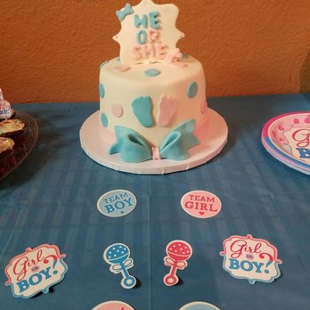 Sweetly Blessed Baker - French Vanilla (blue) cake with mango creme filling - Bakeries Near Me Sweetly Blessed Baker - French Vanilla (blue) cake with mango creme filling - Bakeries Near Me
