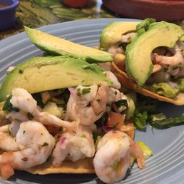 Shrimp Ceviche Plate Shrimp Ceviche Plate