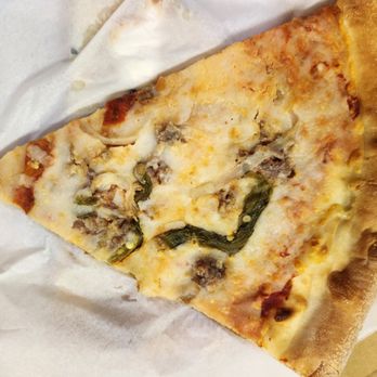 Ciao Cafe - white pizza with ground sausage and peppers - Pizza Near Me - Rocky Hill, Connecticut Ciao Cafe - white pizza with ground sausage and peppers - Pizza Near Me - Rocky Hill, Connecticut