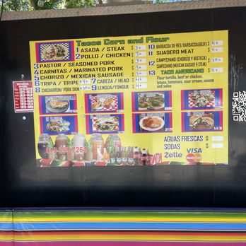 Taqueria Maty - Main Menu. - Tacos Near Me - Riverview, Florida