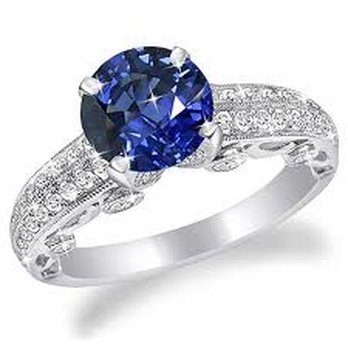 Jules Madere Creative Jewelers - Blue Sapphire and diamond ring in 18kt wg - Jewelry Near Me - Baton Rouge, Louisiana Jules Madere Creative Jewelers - Blue Sapphire and diamond ring in 18kt wg - Jewelry Near Me - Baton Rouge, Louisiana