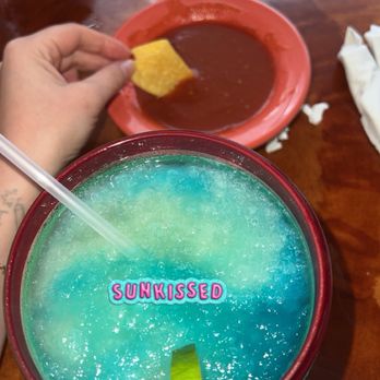 Las 3 Maria’s - Blue-Rita  Salsa that comes with chips - Mexican Near Me - Mount Jackson, Virginia