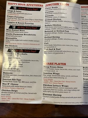 Menu photo 6 Junction Bar & Grill El Cajon, CA Menu photo 6 Junction Bar & Grill El Cajon, CA