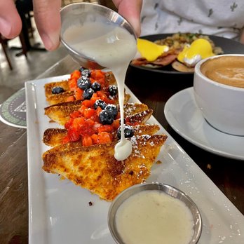 Blu Jam Cafe - Crunchy French Toast (IG: eatingwithkreng) - Breakfast & Brunch Near Me - Los Angeles, California Blu Jam Cafe - Crunchy French Toast (IG: eatingwithkreng) - Breakfast & Brunch Near Me - Los Angeles, California